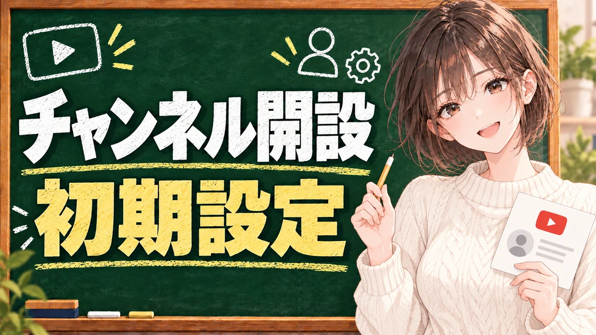 チャンネル開設・初期設定の記事一覧